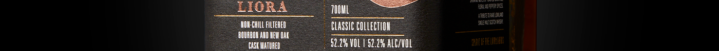 BLADNOCH’S FIRST DISTILLER’S STRENGTH SINGLE MALT SCOTCH WHISKY - LIORA